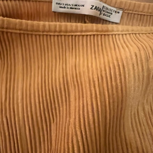 Zara Collection Women’s Textured Ribbed Oversized Style Midi Dress Size Small - Picture 2 of 2